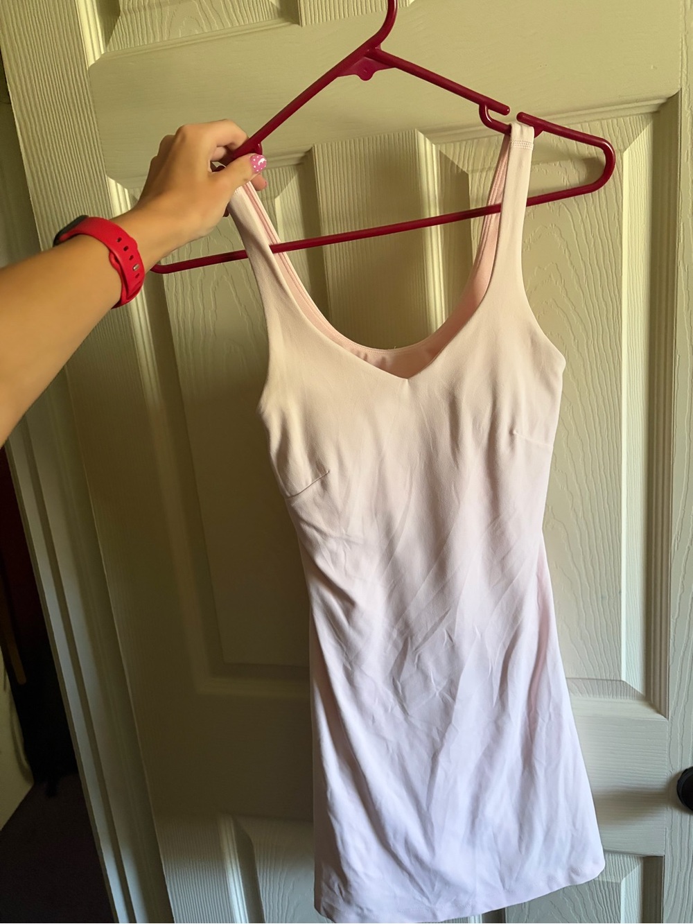 lululemon athletica Light Pink Tank Mini Dress